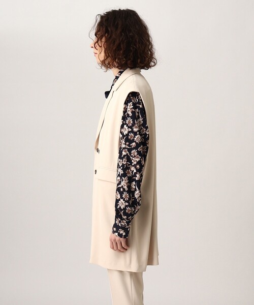 tk.TAKEO KIKUCHI（ティーケータケオキクチ）の「◆ドライツイルロングベスト（ユニセックスアイテム）（ベスト・メンズ・ブラック/アイボリー・03/66/02）」の14枚目の写真