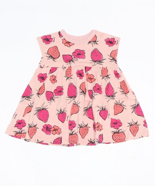Wonder apartment（ワンダーアパートメント）の「天竺いちごＰＴワンピース（ワンピース・キッズ・ピンク・100cm/120cm/80ｃｍ/110cm/90cm/130cm）」の3枚目の写真