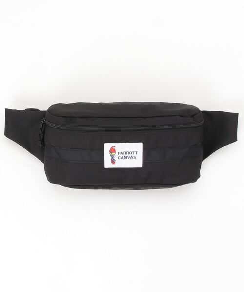 PARROTT CANVAS（パロットキャンバス）の「PARROTT CANVAS/パロットキャンバス パロットファニーパック（ボディバッグ/ウエストポーチ・レディース・ターコイズブルー/ブラック/グレイッシュベージュ/カーキ/イエロー・FREE）」の2枚目の写真