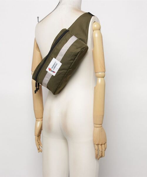 PARROTT CANVAS（パロットキャンバス）の「PARROTT CANVAS/パロットキャンバス パロットファニーパック（ボディバッグ/ウエストポーチ・レディース・ターコイズブルー/ブラック/グレイッシュベージュ/カーキ/イエロー・FREE）」の7枚目の写真