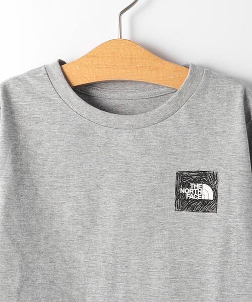 THE NORTH FACE（ザノースフェイス）の「＜THE NORTH FACE（ザノースフェイス）＞TJ  ロングスリーブ グラフィック TEE 100cm-130cm（Tシャツ/カットソー・キッズ・ホワイト/グレー/ケリー・110cm/100cm/120cm/130cm）」の5枚目の写真