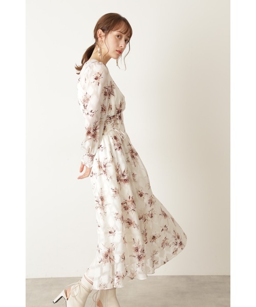 JILL STUART（ジルスチュアート）の「◆モナワンピース（ワンピース・レディース・ホワイト/ブルー・0/2/4）」の3枚目の写真