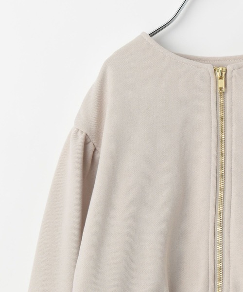 GLOBAL WORK(グローバルワーク)の「【キッズ】イージーDRY/ノーカラーカーディガン/267153(カーディガン/ボレロ・キッズ・アイボリー/ライトパープル・110cm/100cm/120cm/130cm/140cm/150cm/160cm)」の5枚目の写真