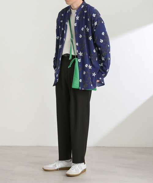 SENSE OF PLACE by URBAN RESEARCH(センスオブプレイスバイアーバンリサーチ)の「ボタニカルバンドカラーシャツC(シャツ/ブラウス・メンズ・ネイビー・MEDIUM/LARGE)」の5枚目の写真