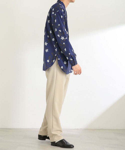 SENSE OF PLACE by URBAN RESEARCH(センスオブプレイスバイアーバンリサーチ)の「ボタニカルバンドカラーシャツC(シャツ/ブラウス・メンズ・ネイビー・MEDIUM/LARGE)」の10枚目の写真