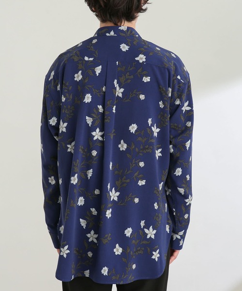 SENSE OF PLACE by URBAN RESEARCH(センスオブプレイスバイアーバンリサーチ)の「ボタニカルバンドカラーシャツC(シャツ/ブラウス・メンズ・ネイビー・MEDIUM/LARGE)」の13枚目の写真