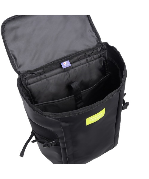 Champion（チャンピオン）の「Champion チャンピオン リュックサック デイリー No.67492 30L B4サイズ収納可 15.6inchPC収納（バックパック/リュック・メンズ・ブラック×グレー/ブラック×パープル/ブラック×ライム・FREE）」の10枚目の写真