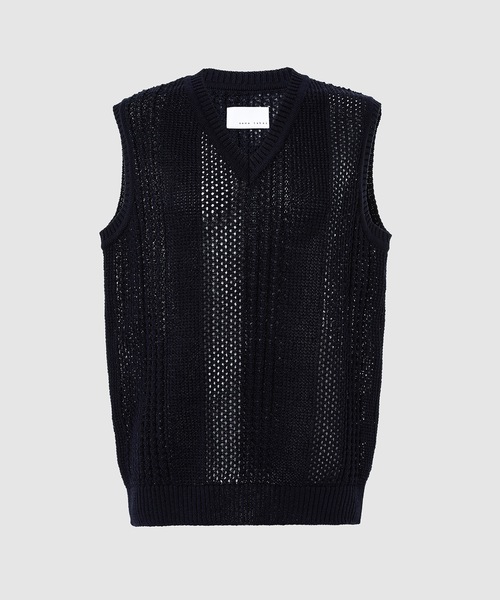sawa takai（サワ タカイ）の「MULTI STRIPE VEST（ベスト）」 - WEAR