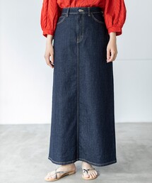 EDWIN | 【EDWIN】別注デニムロングフレアスカート(デニムスカート)