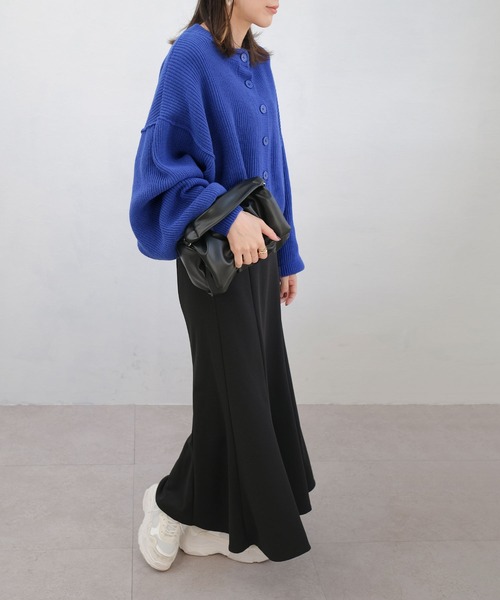 ＡＮＤＪ（アンドジェイ）の「2WAYショルダー付餃子バッグ（ショルダーバッグ・レディース・ブラック/グリーン・M）」の18枚目の写真