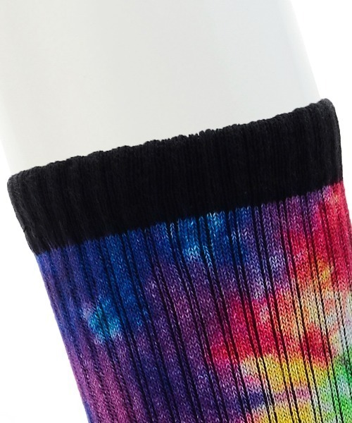 BODY WILD（ボディーワイルド）の「BODY WILD/ボディワイルド　360°プリント　デザインソックス　クルー丈（ソックス/靴下・メンズ・ダークネイビー/オリーブ/ピンク系その他/ブルー系その他/オレンジ系その他/ダークブルー/スカイブルー/ブルー系その他2/レッド系その他/ブラック/ブラックミックス・25-27CM）」の15枚目の写真