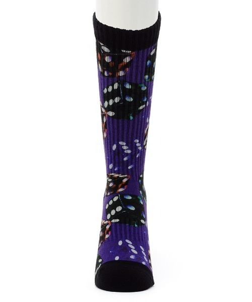 BODY WILD（ボディーワイルド）の「BODY WILD/ボディワイルド　360°プリント　デザインソックス　クルー丈（ソックス/靴下・メンズ・ダークネイビー/オリーブ/ピンク系その他/ブルー系その他/オレンジ系その他/ダークブルー/スカイブルー/ブルー系その他2/レッド系その他/ブラック/ブラックミックス・25-27CM）」の16枚目の写真