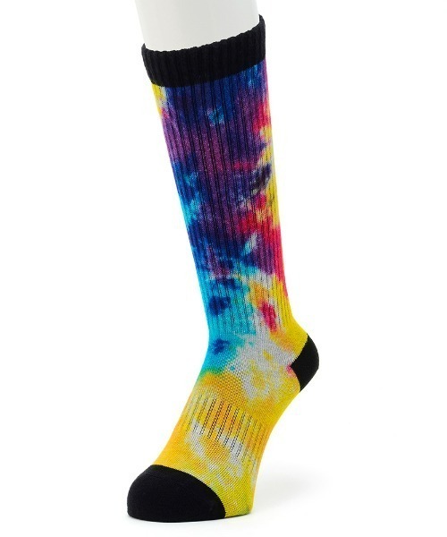 BODY WILD（ボディーワイルド）の「BODY WILD/ボディワイルド　360°プリント　デザインソックス　クルー丈（ソックス/靴下・メンズ・ダークネイビー/オリーブ/ピンク系その他/ブルー系その他/オレンジ系その他/ダークブルー/スカイブルー/ブルー系その他2/レッド系その他/ブラック/ブラックミックス・25-27CM）」の19枚目の写真