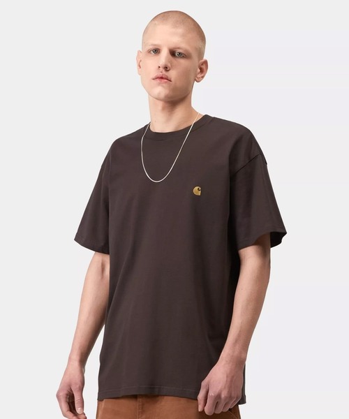 Carhartt WIP(カーハートダブリューアイピー)の「Carhartt WIP/カーハートダブリューアイピー ルーズシルエット ショートスリーブチェイスTシャツ I026391(Tシャツ/カットソー・メンズ・ブルー/ホワイト/ブラック/ホワイト系その他/ネイビー/ホワイト×ゴールド/ダークパープル・XL/M/L/S)」の7枚目の写真