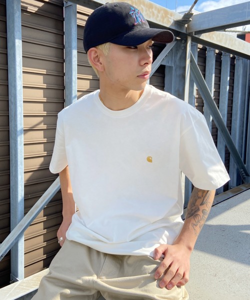 Carhartt WIP(カーハートダブリューアイピー)の「Carhartt WIP/カーハートダブリューアイピー ルーズシルエット ショートスリーブチェイスTシャツ I026391(Tシャツ/カットソー・メンズ・ブルー/ホワイト/ブラック/ホワイト系その他/ネイビー/ホワイト×ゴールド/ダークパープル・XL/M/L/S)」の20枚目の写真