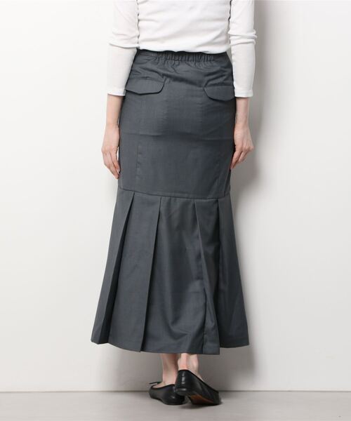 led.tokyo（レッドトウキョウ）の「【led.tokyo】フロントボタンプリーツスカート（スカート・レディース・グレー・S/M）」の6枚目の写真