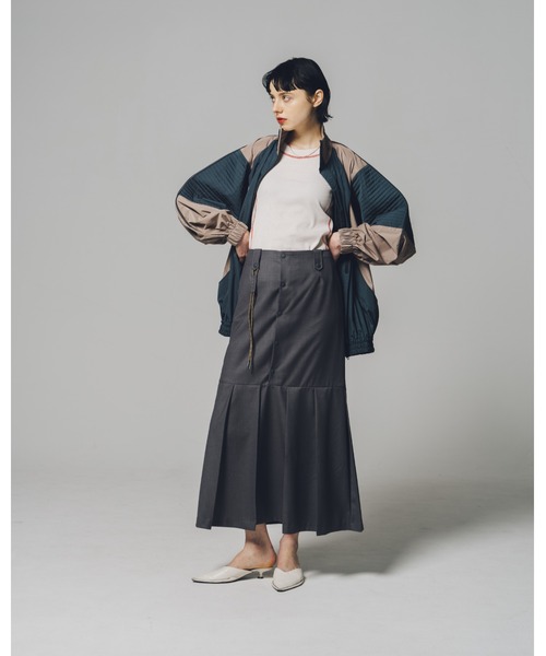 led.tokyo（レッドトウキョウ）の「【led.tokyo】フロントボタンプリーツスカート（スカート・レディース・グレー・S/M）」の11枚目の写真