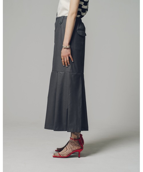 led.tokyo（レッドトウキョウ）の「【led.tokyo】フロントボタンプリーツスカート（スカート・レディース・グレー・S/M）」の8枚目の写真