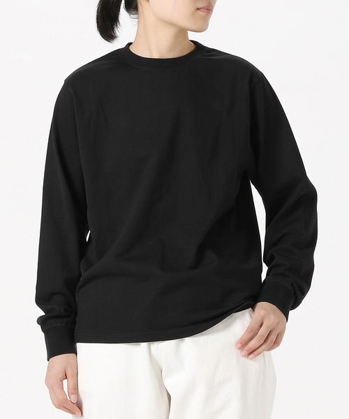 SETTO（セット）の「COMFORT-T：ロングTシャツ（Tシャツ/カットソー・レディース・ブラック/ホワイト/ダークグレー・L/S/M/XS）」の2枚目の写真