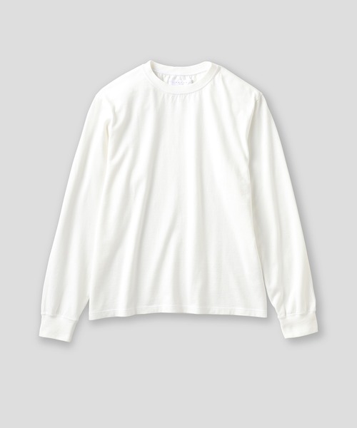 SETTO（セット）の「COMFORT-T：ロングTシャツ（Tシャツ/カットソー・レディース・ブラック/ホワイト/ダークグレー・L/S/M/XS）」の7枚目の写真