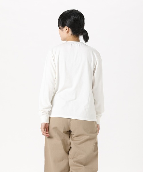 SETTO（セット）の「COMFORT-T：ロングTシャツ（Tシャツ/カットソー・レディース・ブラック/ホワイト/ダークグレー・L/S/M/XS）」の14枚目の写真