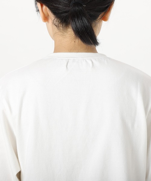 SETTO（セット）の「COMFORT-T：ロングTシャツ（Tシャツ/カットソー・レディース・ブラック/ホワイト/ダークグレー・L/S/M/XS）」の4枚目の写真