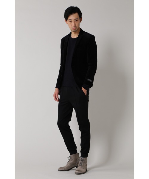 HIGH STREET(ハイストリート)の「HIGH STREET∴Pontoglioベッチンジャケット(テーラードジャケット・メンズ・ブラック/カーキ・S/M)」の3枚目の写真
