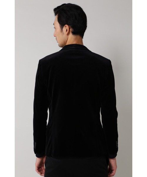 HIGH STREET(ハイストリート)の「HIGH STREET∴Pontoglioベッチンジャケット(テーラードジャケット・メンズ・ブラック/カーキ・S/M)」の4枚目の写真