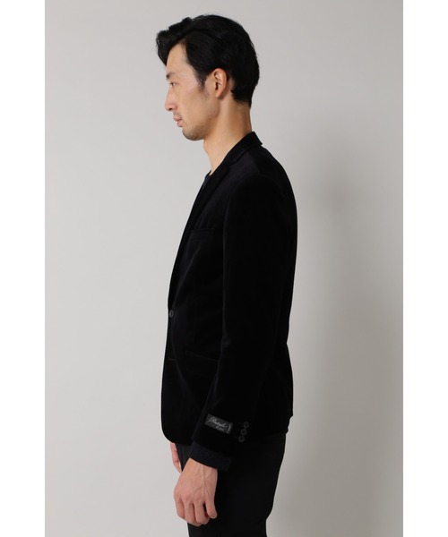 HIGH STREET(ハイストリート)の「HIGH STREET∴Pontoglioベッチンジャケット(テーラードジャケット・メンズ・ブラック/カーキ・S/M)」の5枚目の写真
