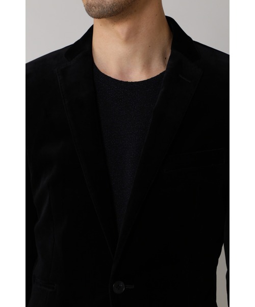 HIGH STREET(ハイストリート)の「HIGH STREET∴Pontoglioベッチンジャケット(テーラードジャケット・メンズ・ブラック/カーキ・S/M)」の6枚目の写真