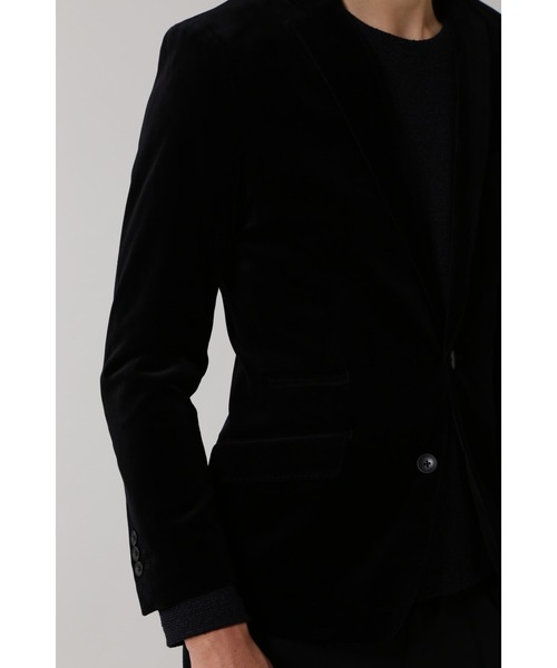 HIGH STREET(ハイストリート)の「HIGH STREET∴Pontoglioベッチンジャケット(テーラードジャケット・メンズ・ブラック/カーキ・S/M)」の7枚目の写真