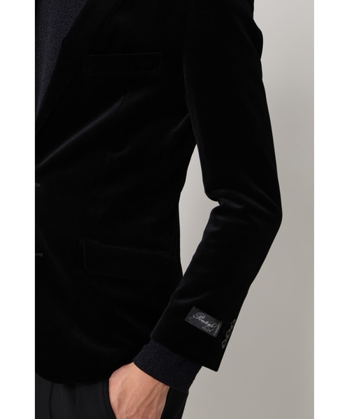HIGH STREET(ハイストリート)の「HIGH STREET∴Pontoglioベッチンジャケット(テーラードジャケット・メンズ・ブラック/カーキ・S/M)」の8枚目の写真