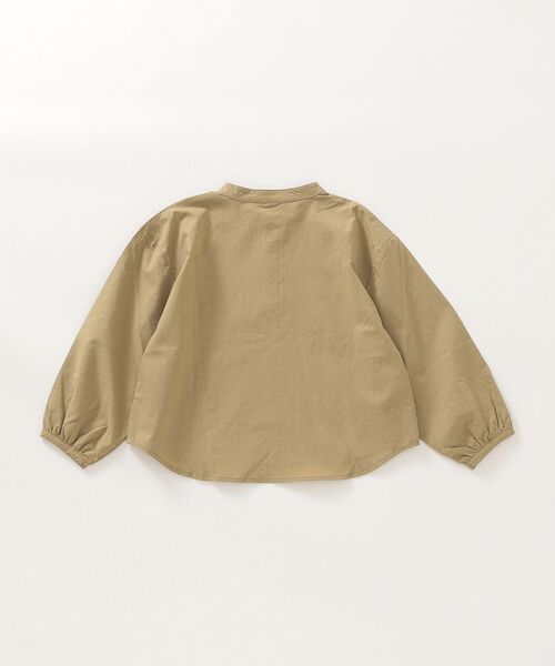 SHIPS any（シップス エニィ）の「SHIPS any: リラックス プルオーバー ブラウス<KIDS>◇（シャツ/ブラウス・キッズ・ベージュ/ライトブルー・S(110-120)/M(125-135)/L(140-150)）」の12枚目の写真