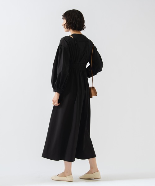 HANNE（アン）の「レイヤード風ワンピース（ワンピース・レディース・ブラック・フリー）」の10枚目の写真