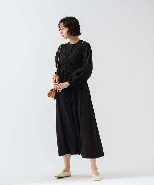 HANNE（アン）の「レイヤード風ワンピース（ワンピース・レディース・ブラック・フリー）」の8枚目の写真