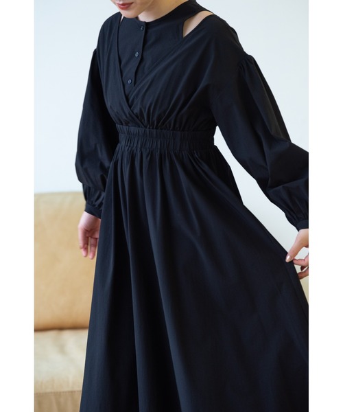 HANNE（アン）の「レイヤード風ワンピース（ワンピース・レディース・ブラック・フリー）」の13枚目の写真