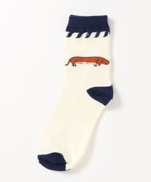 犬モチーフソックス