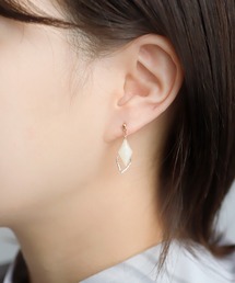 ANEMONE | ダイヤプレートピアス(ピアス(両耳用))