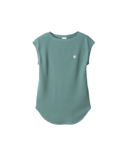 Champion（チャンピオン）の「【Champion/チャンピオン】レディース スリーブレスシャツ（Tシャツ/カットソー・レディース・ホワイト/グリーン系その他4/ネイビー/ベージュ系その他3・MEDIUM/LARGE）」の3枚目の写真