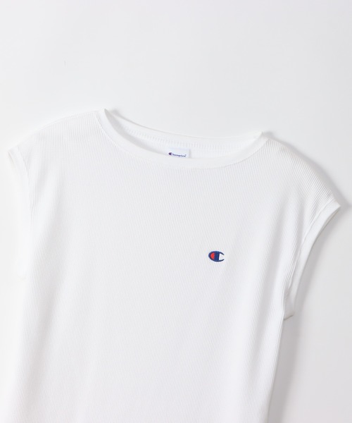 Champion（チャンピオン）の「【Champion/チャンピオン】レディース スリーブレスシャツ（Tシャツ/カットソー・レディース・ホワイト/グリーン系その他4/ネイビー/ベージュ系その他3・MEDIUM/LARGE）」の11枚目の写真