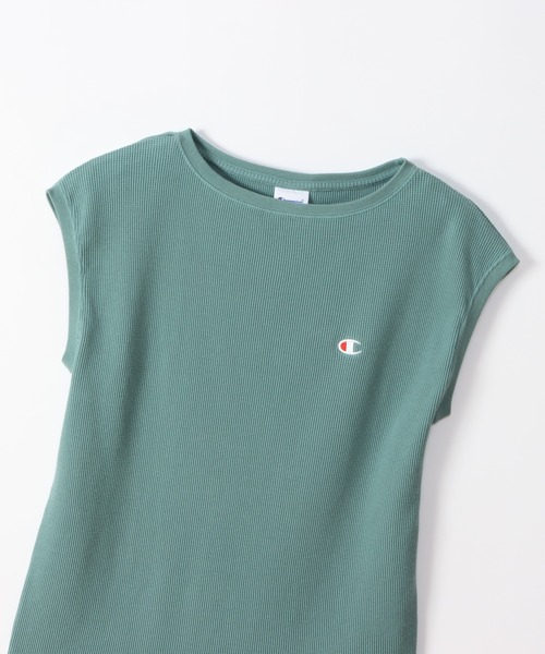 Champion（チャンピオン）の「【Champion/チャンピオン】レディース スリーブレスシャツ（Tシャツ/カットソー・レディース・ホワイト/グリーン系その他4/ネイビー/ベージュ系その他3・MEDIUM/LARGE）」の13枚目の写真