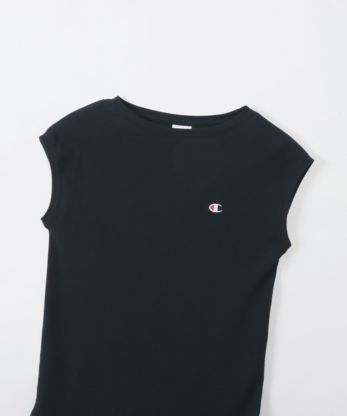 Champion（チャンピオン）の「【Champion/チャンピオン】レディース スリーブレスシャツ（Tシャツ/カットソー・レディース・ホワイト/グリーン系その他4/ネイビー/ベージュ系その他3・MEDIUM/LARGE）」の10枚目の写真