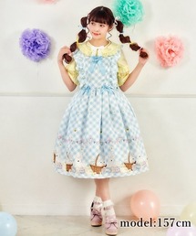 axes femme（アクシーズファム）の「イースター柄ジャンスカ