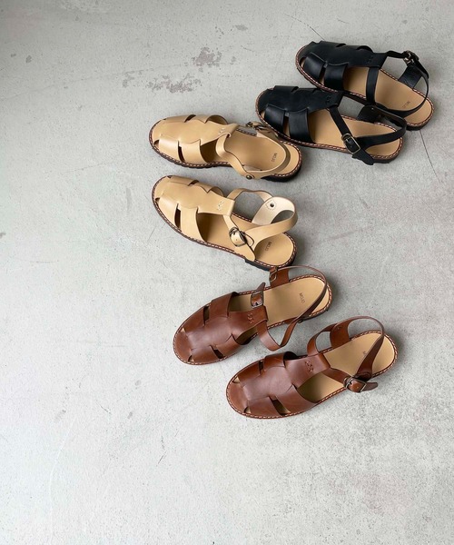 CANAL JEAN（キャナルジーン）の「El mar(エルマール) グルカサンダル（サンダル・レディース・ブラック/ベージュ/ブラウン・23/24/24.5/23.5）」の4枚目の写真