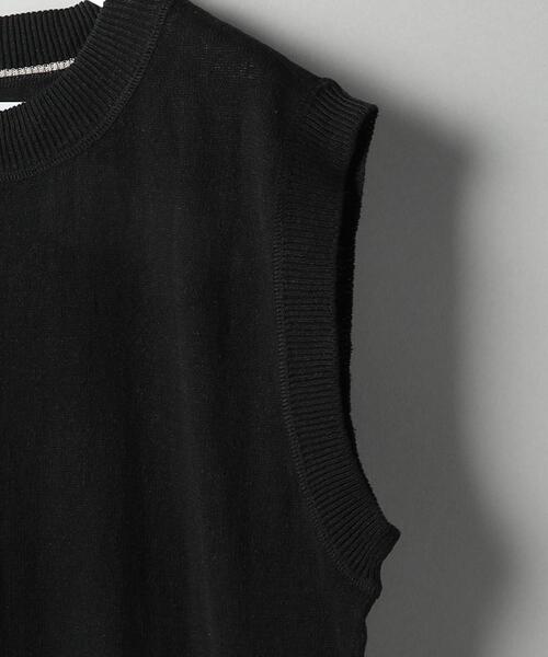 MHL.（エムエイチエル）の「＜MHL.＞ HIGHGAUGE COTTON LINEN VEST/ベスト（ベスト・メンズ・ブラック・M/L）」の4枚目の写真