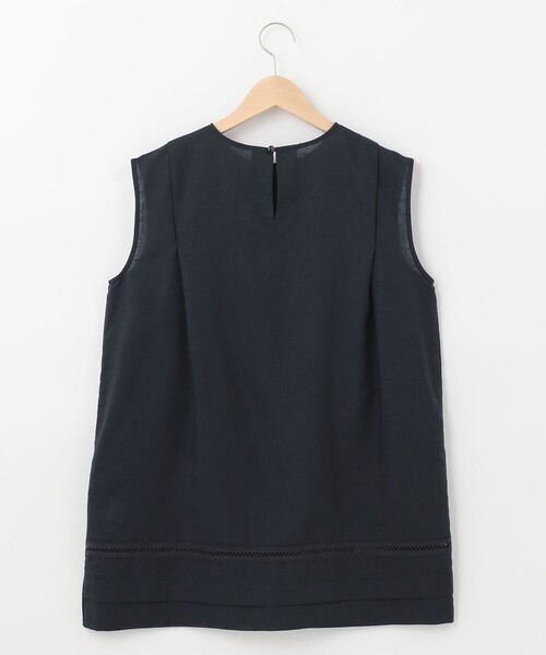 SHARE PARK(シェアパーク)の「【洗える】ウォッシャブルリネン ノースリブラウス(シャツ/ブラウス・レディース・ベージュ系/こしょう色系・1)」の11枚目の写真