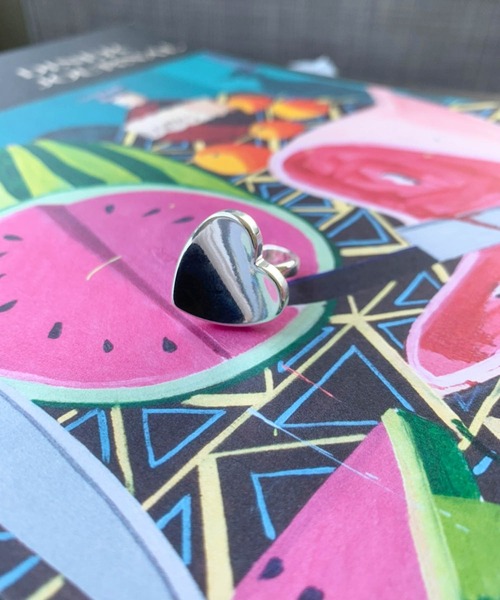 lala Born(ララボーン)の「ハートモチーフリング(リング・レディース・シルバー・FREE)」の1枚目の写真