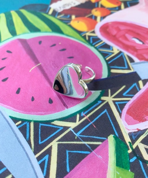 lala Born(ララボーン)の「ハートモチーフリング(リング・レディース・シルバー・FREE)」の5枚目の写真