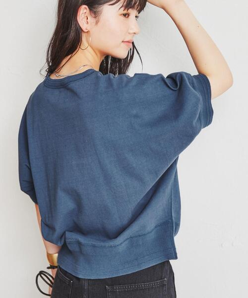 coen(コーエン)の「アミタテリブドルマンプルオーバー(Tシャツ/カットソー・レディース・ホワイト/ネイビー/オレンジ/ダークグレー・M/L)」の3枚目の写真