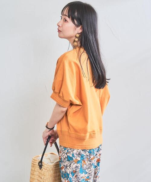 coen(コーエン)の「アミタテリブドルマンプルオーバー(Tシャツ/カットソー・レディース・ホワイト/ネイビー/オレンジ/ダークグレー・M/L)」の13枚目の写真